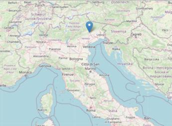 Terremoto oggi in provincia di Treviso, scossa registrata a Fregona