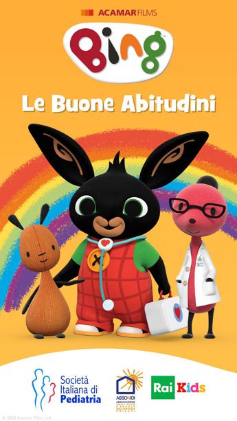 Un cartoon amato da bimbi in campo per educare al benessere