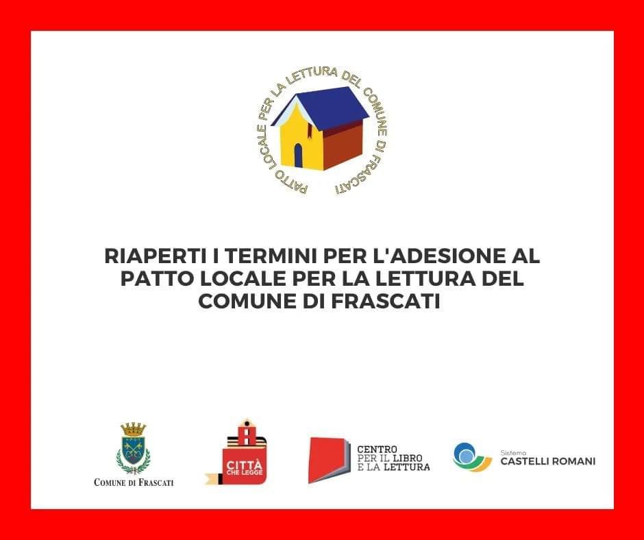 Frascati, Patto Locale per la Lettura