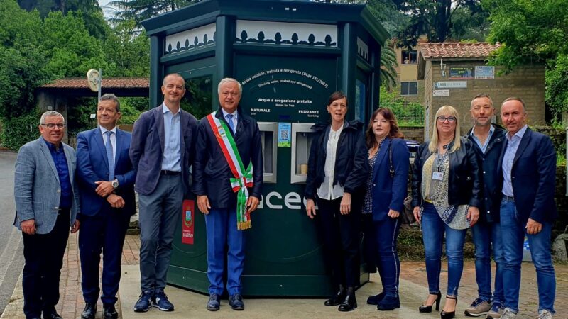 MARINO, INAUGURATE LE DUE CASETTE DELL’ACQUA ACEA