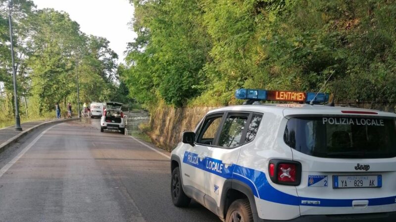 Rocca di Papa, bomba d’acqua chiusa per allagamento via Roma