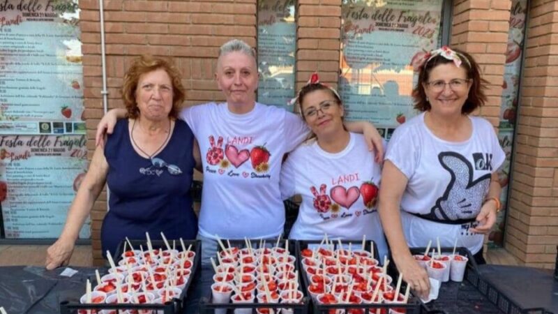 Genzano, grande partecipazione alla Festa delle Fragole ai Landi