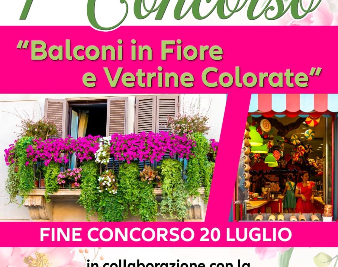 Lariano, Concorso “Balconi in fiore e vetrine colorate”