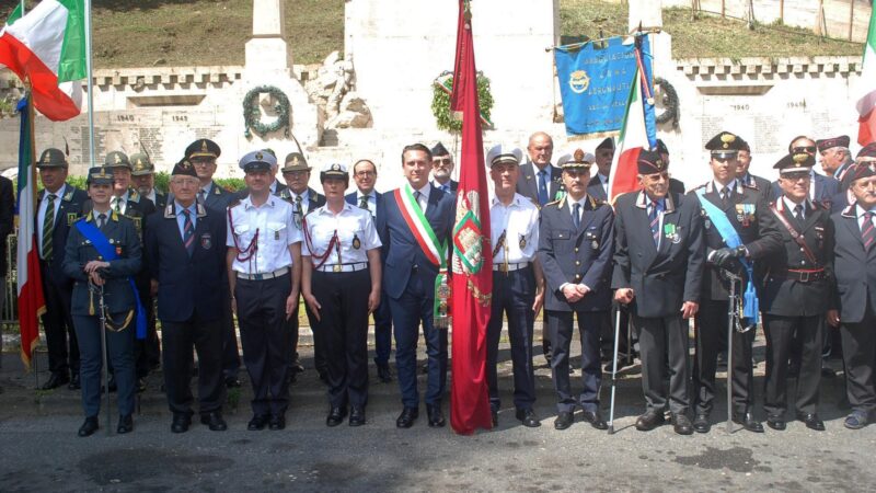 Velletri, prima uscita ufficiale del nuovo sindaco Ascanio Cascella per la Festa della Repubblica