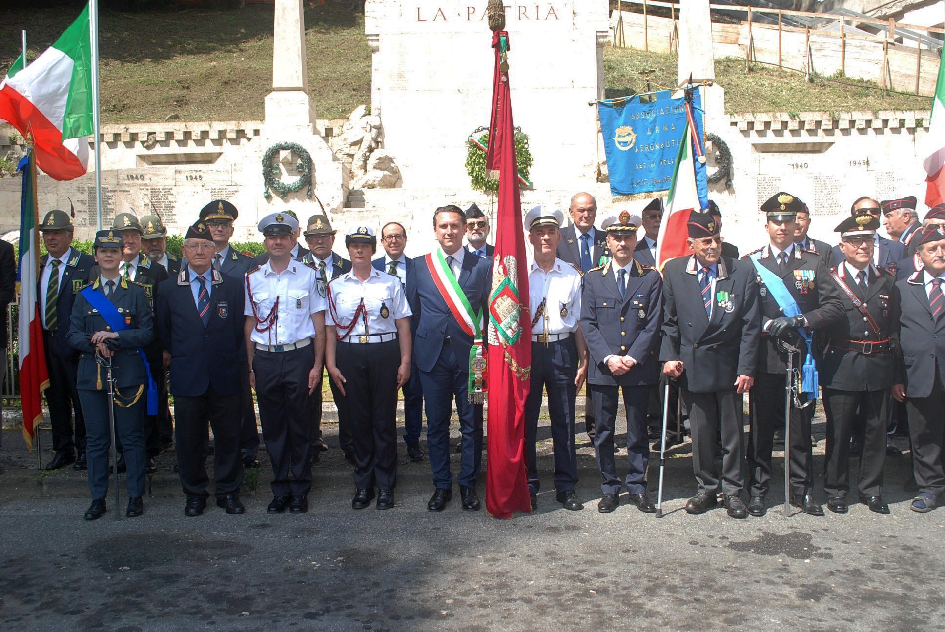 Velletri, prima uscita ufficiale del nuovo sindaco Ascanio Cascella per la Festa della Repubblica