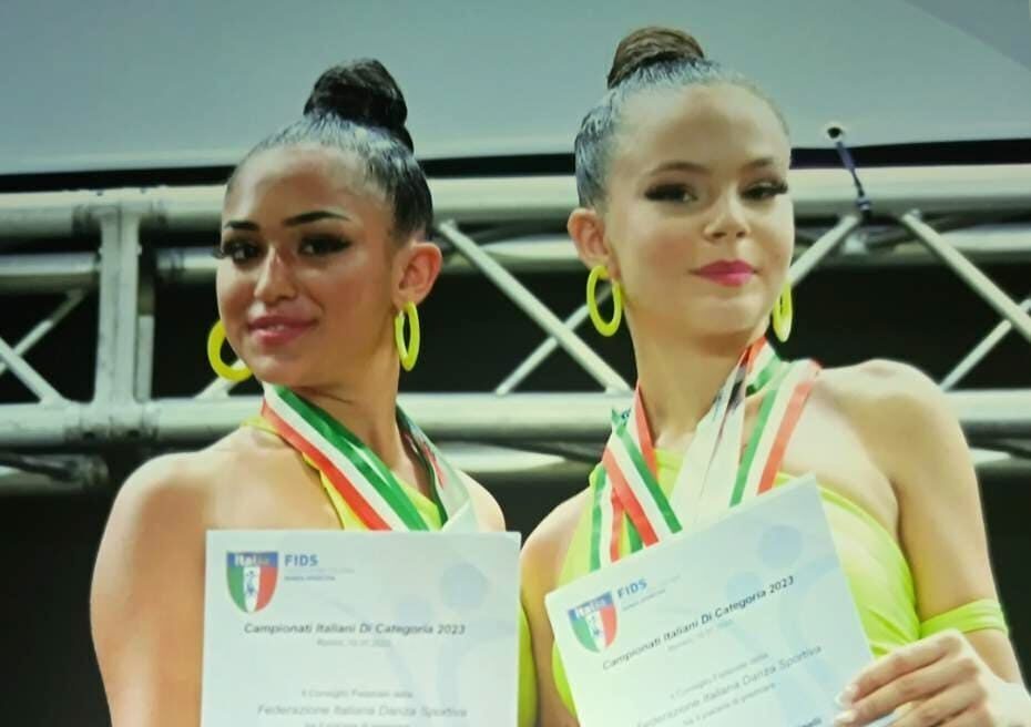 Albano, Aurora Pettinelli e Emily Di Nardi d’oro ai campionati di danza sportiva