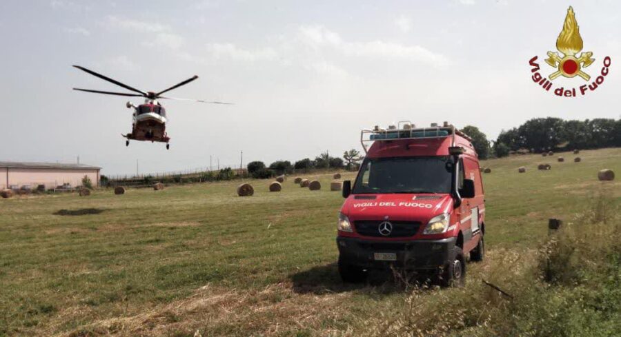 Sant’Oreste, escursionista disperso recuperato dai Vigili del Fuoco con l’elicottero