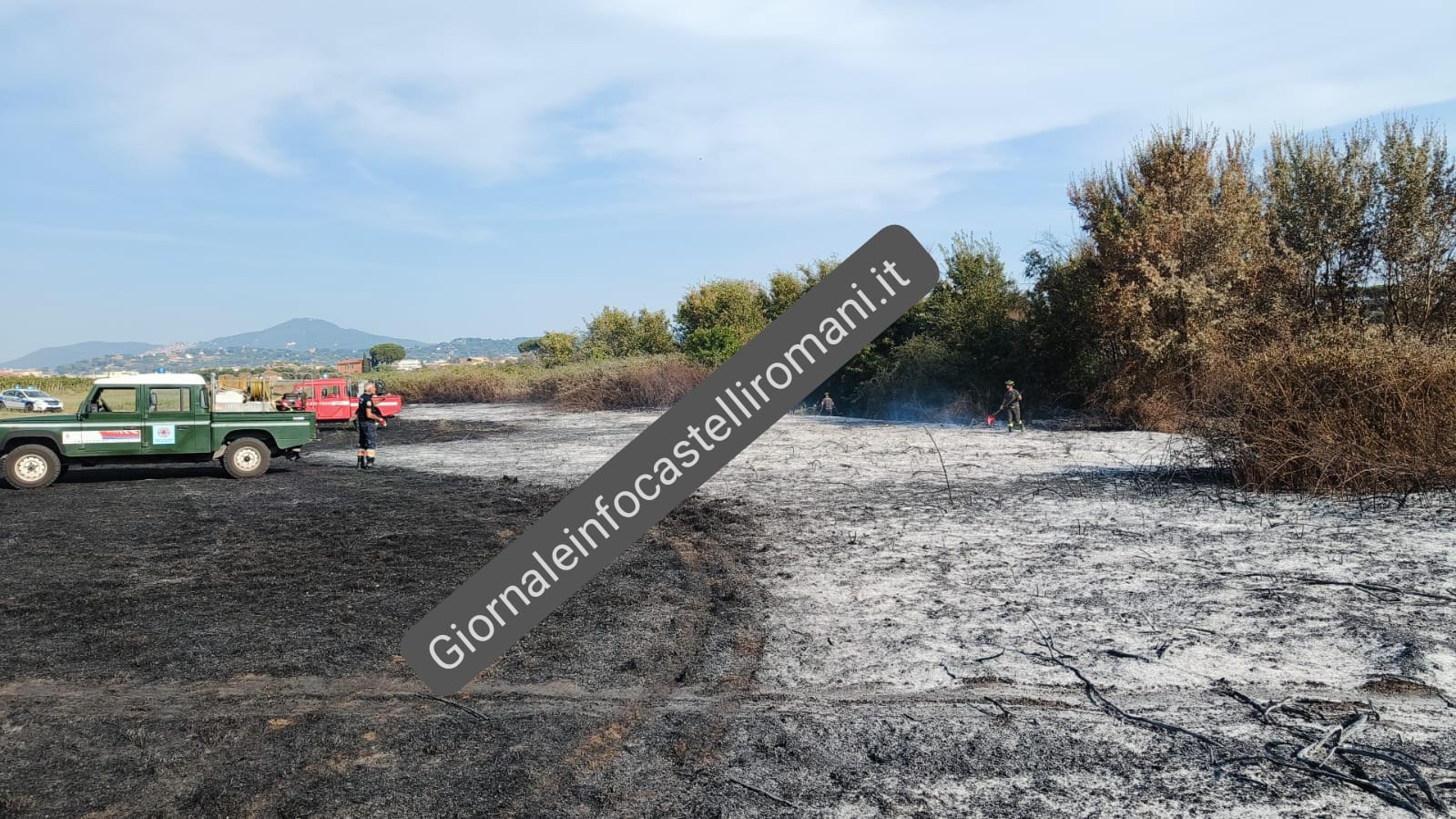 Santa Maria delle Mole, spento l’incendio