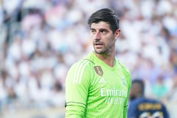 Real Madrid, grave infortunio per Courtois: rottura del crociato sinistro