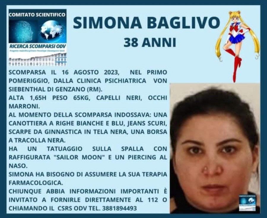 Donna di 38 anni scomparsa da Genzano