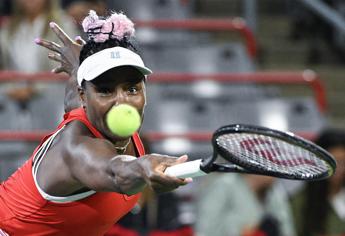 Wta Cincinnati, Venus Williams da record a 43 anni