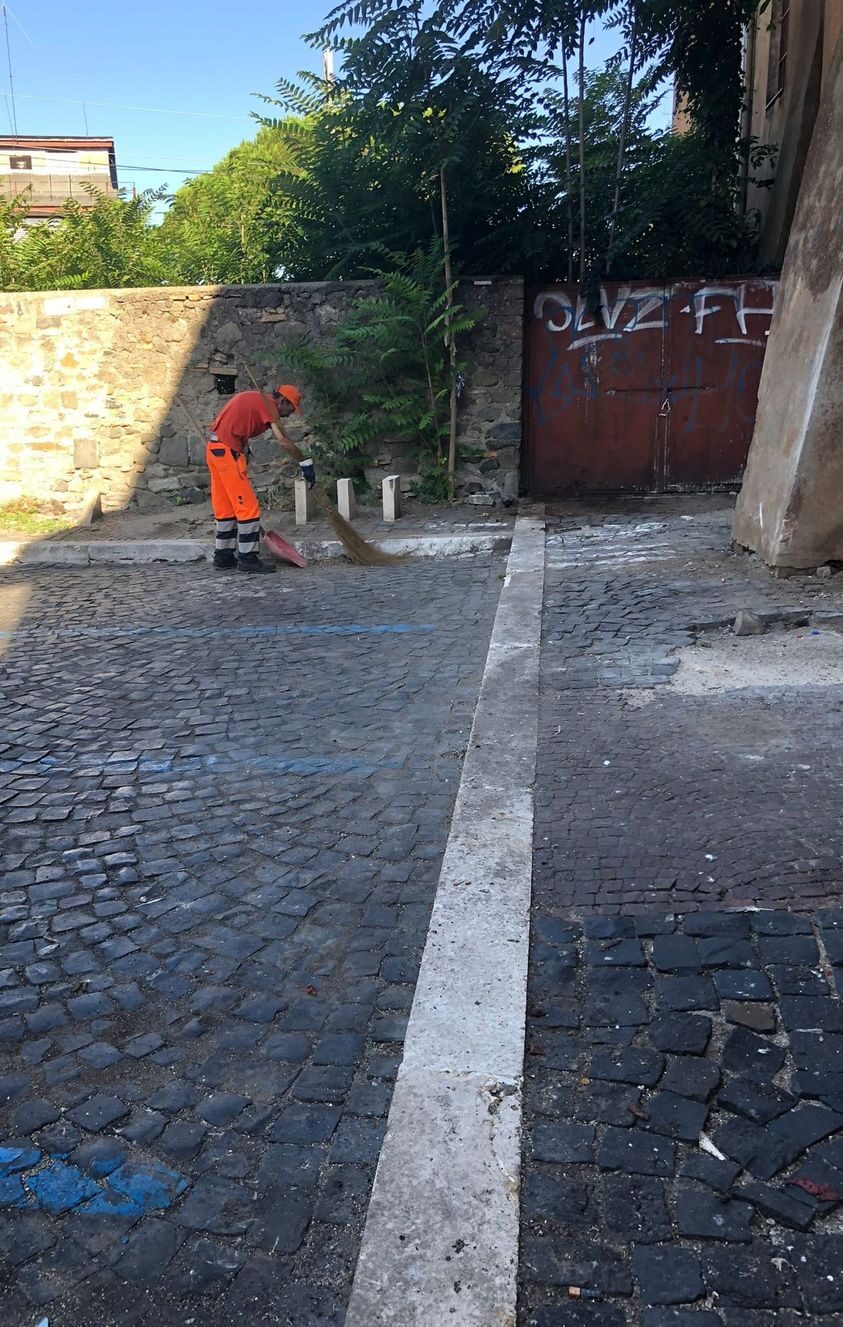 Frascati, intervento di pulizia straordinaria programmato presso il parcheggio di via San Francesco D’Assisi