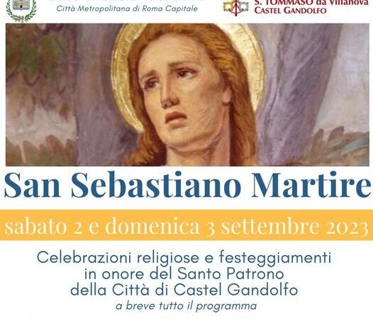 Castel Gandolfo, fervono i preparativi per la Festa del Santo Patrono: San Sebastiano Martire