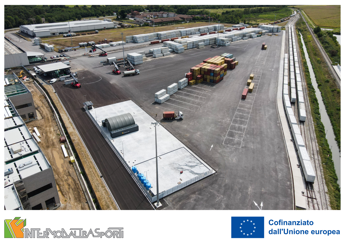 Inaugurato il Terminal europeo da 300 mila mq di Intermodaltrasporti, ad Agognate (Novara), dopo la conclusione delle attivita’ previste dal Progetto CEMT