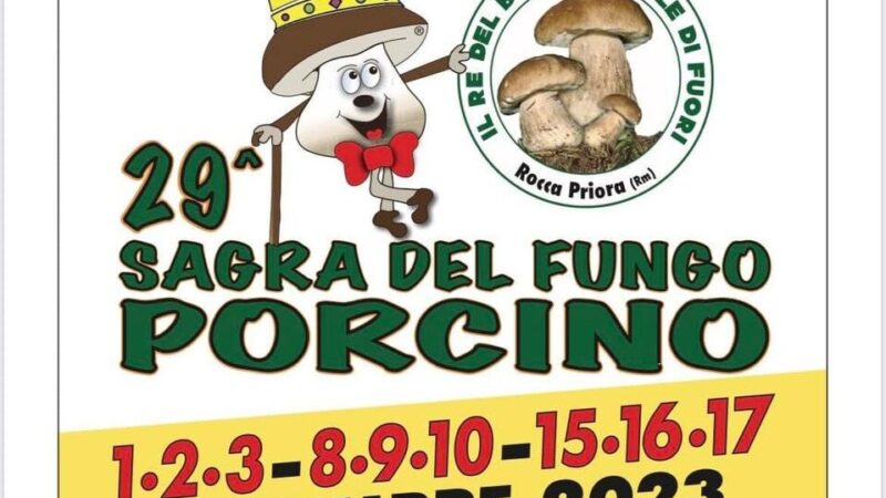 Rocca Priora, settembre in festa: Sagra del porcino e “Serate sotto al Castello”