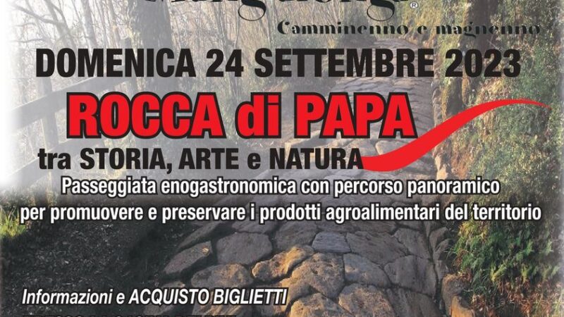 Rocca di Papa, 18esima edizione della Mangialonga