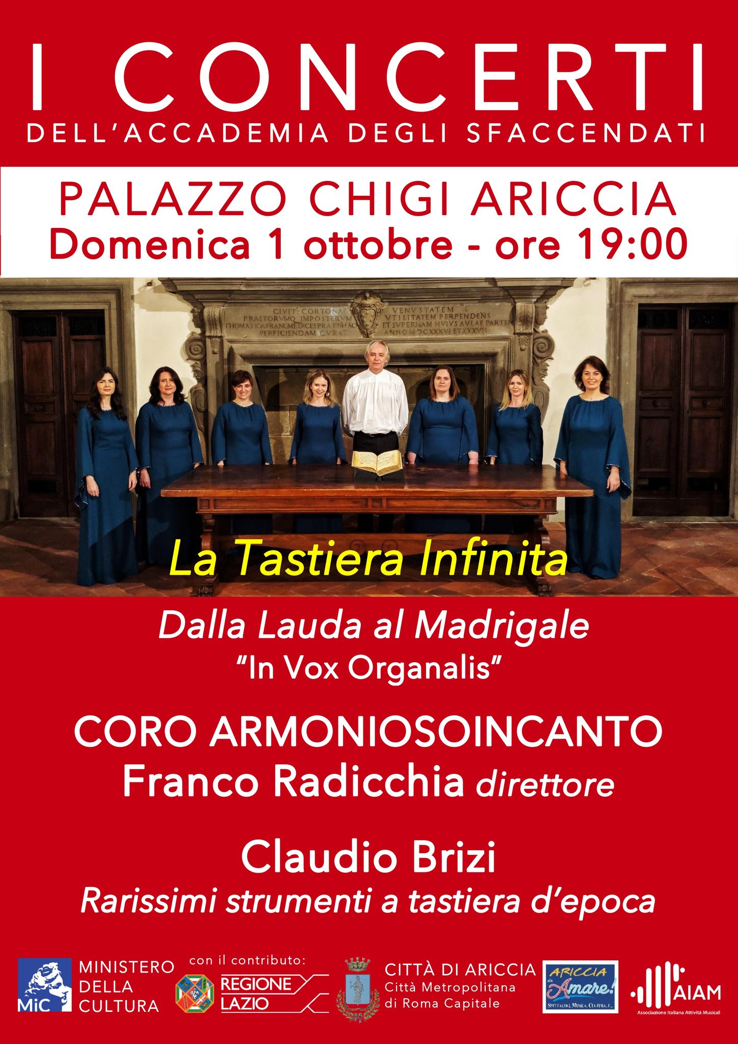 Ariccia, secondo concerto della stagione autunnale de “I Concerti dell’Accademia degli Sfaccendati”