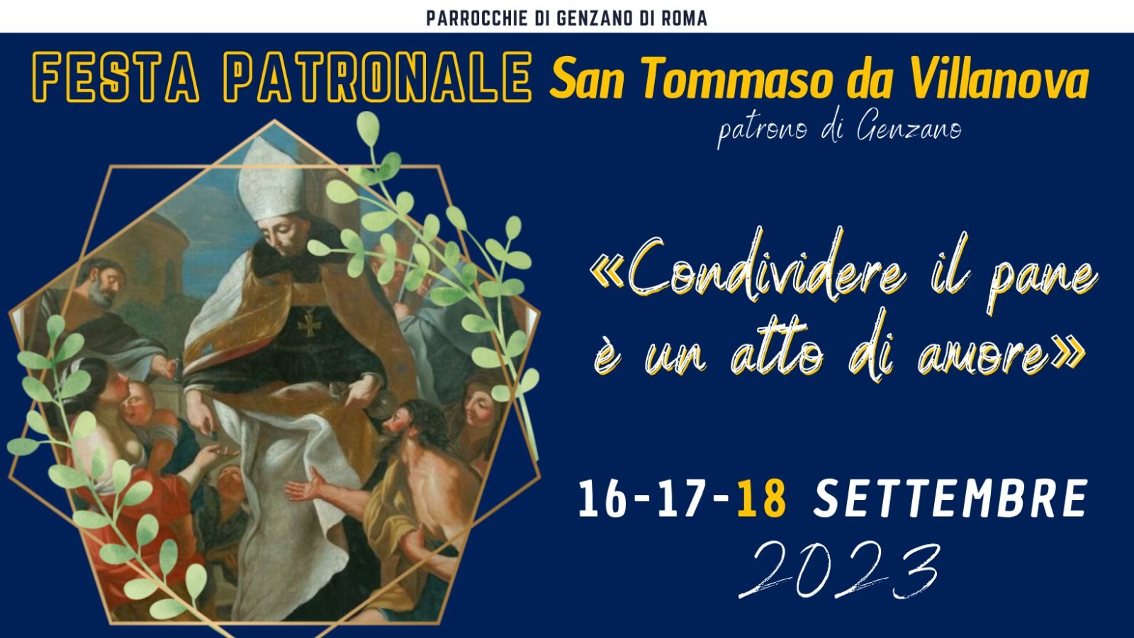 A Genzano due weekend di festeggiamenti per San Paolo VI e il Santo Patrono Tommaso da Villanova