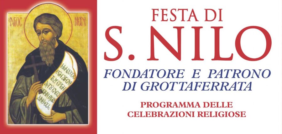 Grottaferrata, Festa di San Nilo 2023: Santo Patrono