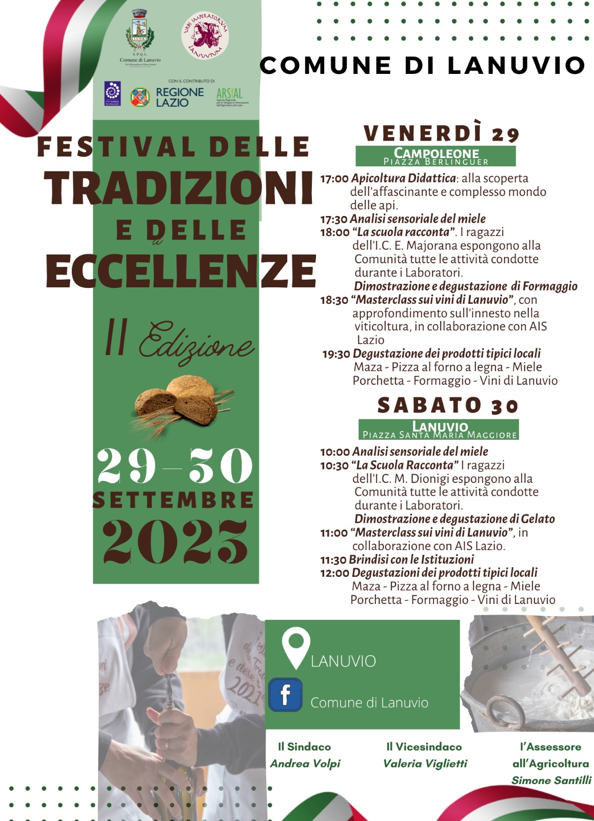 Lanuvio, al via la seconda edizione del Festival delle Tradizioni e delle Eccellenze