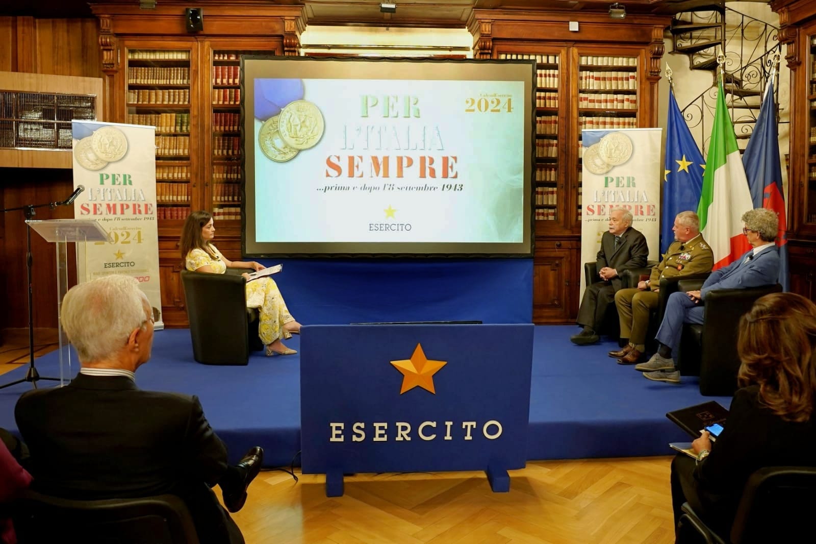 Roma, presentato il calendario dell’Esercito 2024 intitolato “Per l’Italia sempre!”