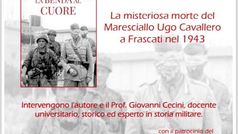 Frascati, presentazione ufficiale del libro “La benda al cuore” di Gerlando Fabio Sorrentino