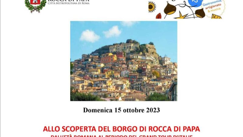 Rocca di Papa, Sagra delle Castagne 2023: escursione guidata del borgo