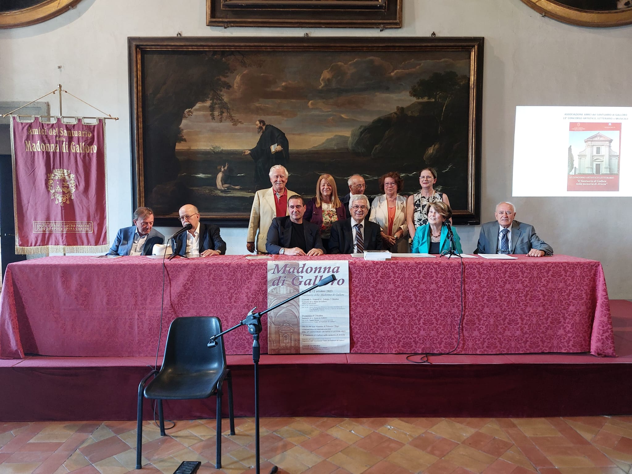 Ariccia, Cerimonia di premiazione del 13° concorso artistico letterario promosso dall’Associazione “Amici del Santuario di Galloro”