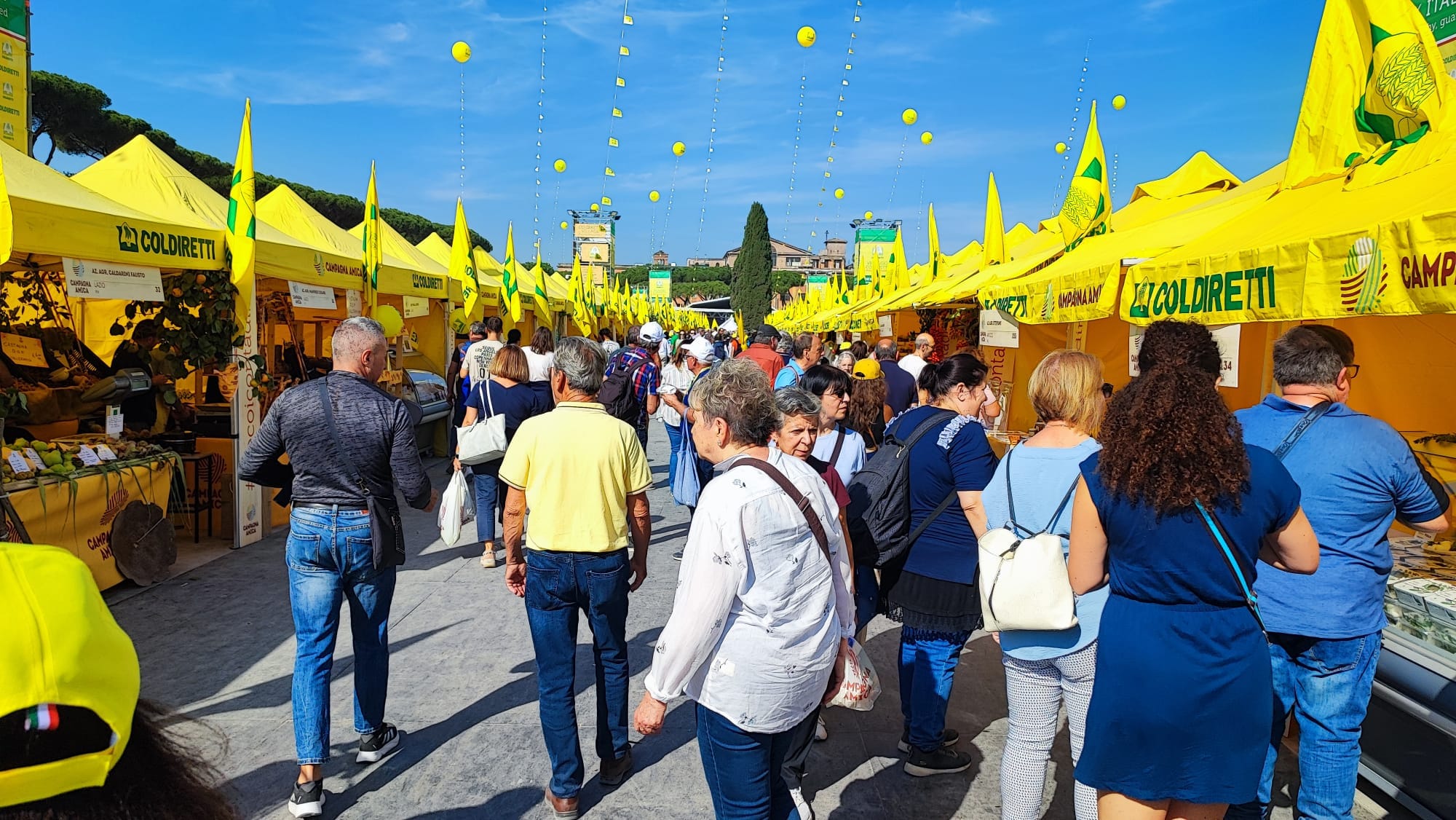 San Cesareo, Villaggio COLDIRETTI al Circo Massimo di Roma: le eccellenze enogastronomiche del Lazio e d’Italia