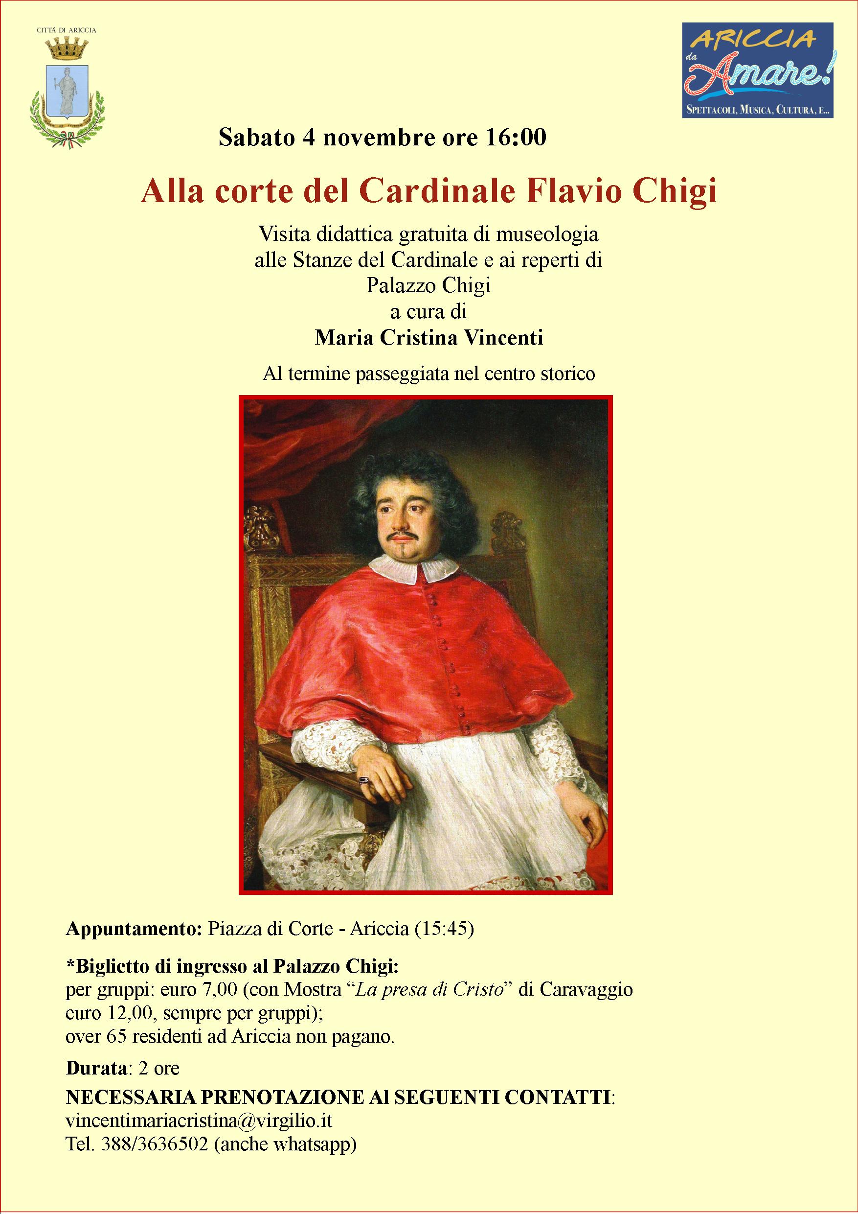 Ariccia da amare 2023: “Alla corte del Cardinale Flavio Chigi”. Evento sold out