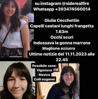 Giulia Cecchettin, oggi era il giorno della laurea. Prof: “Spero raggiunga presto questo traguardo”