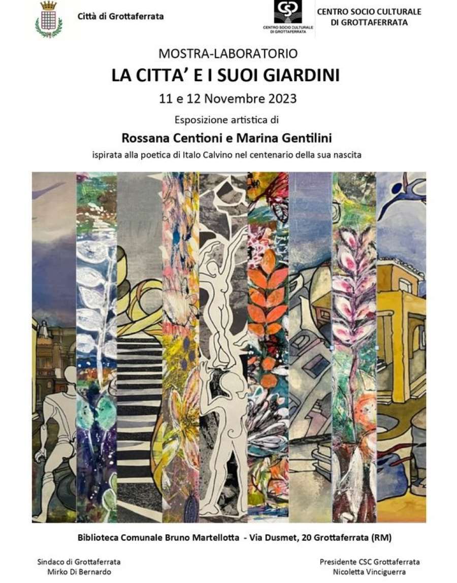 Grottaferrata, “La città e i suoi giardini”: mostra ispirata a Italo Calvino