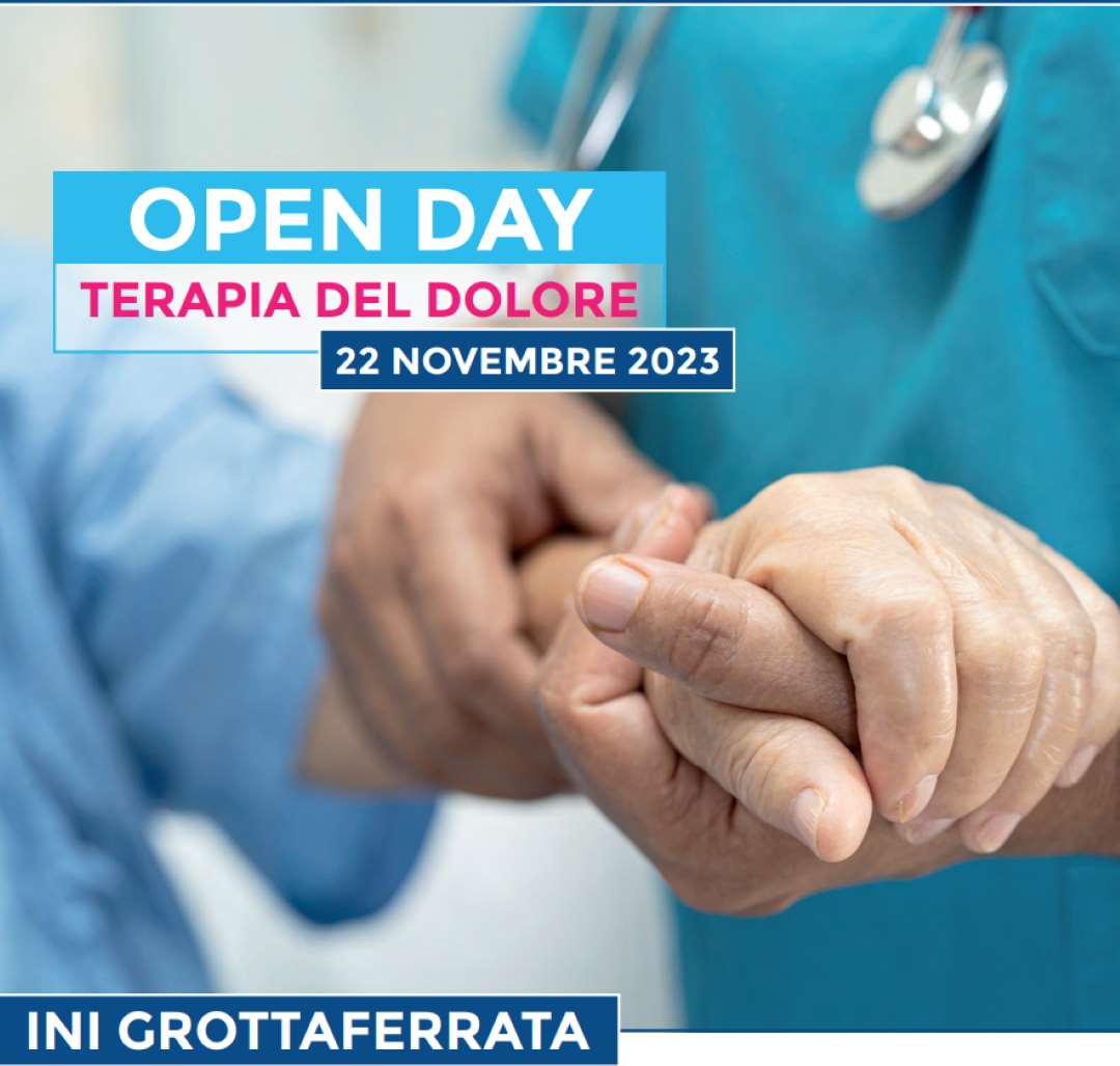 Grottaferrata, INI: Open Day Terapia del Dolore