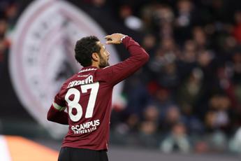 Salernitana-Lazio 2-1, decide Candreva