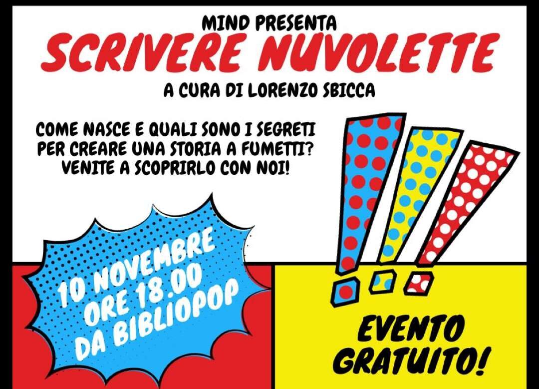 Santa M. delle Mole, MIND presenta “Scrivere nuvolette”