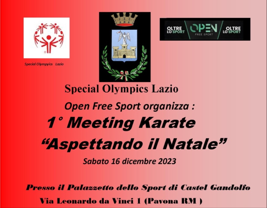 Pavona, organizzato il primo Meeting Special Olimpics Lazio