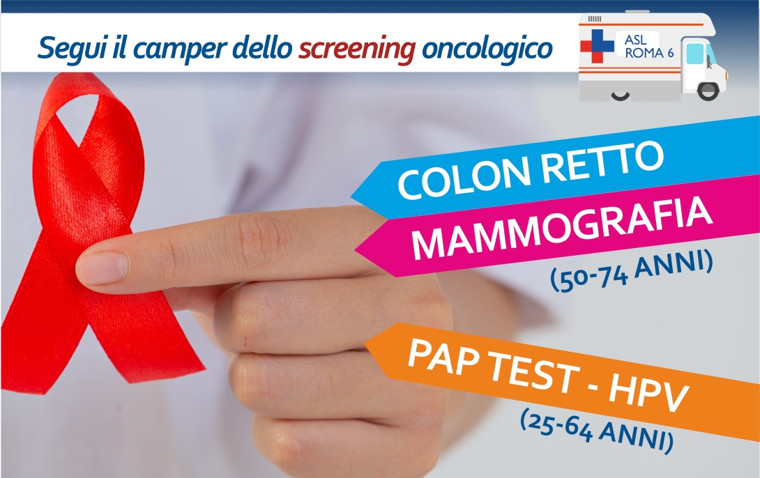 Screening oncologico, gli appuntamenti a Rocca di Papa e Velletri