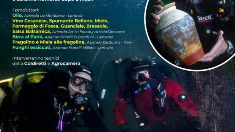 Nemi, tutto pronto per l’immersione dei prodotti tipici al lago