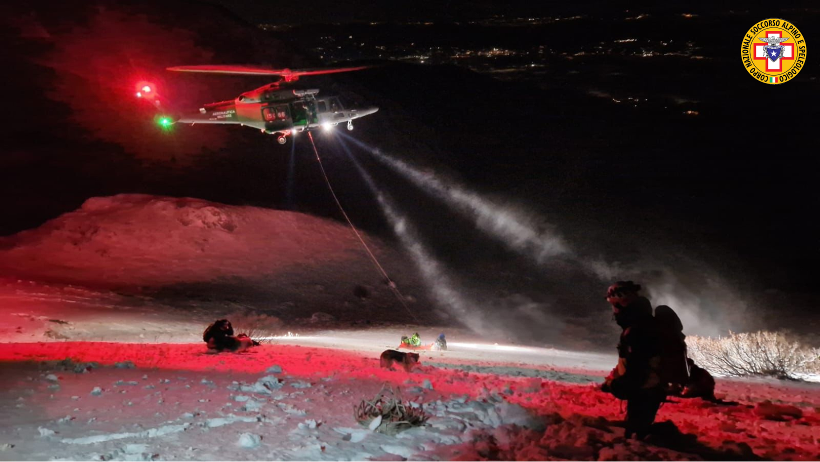 Rieti, Soccorso nella notte alpinista romano disperso sul Monte Terminillo pieno di neve e ghiaccio. VIDEO e FOTO