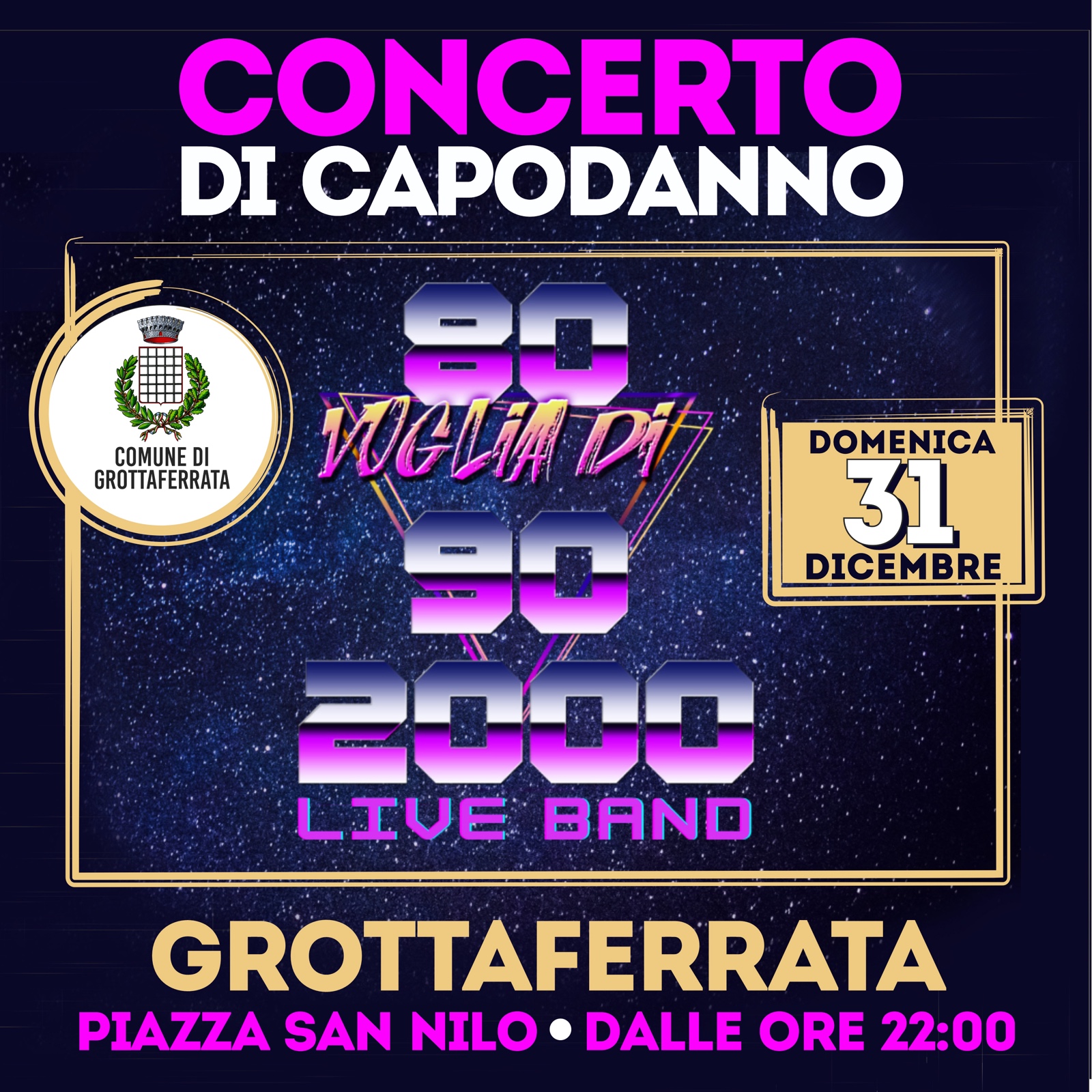 Grottaferrata, il Concerto di Capodanno in Piazza San Nilo