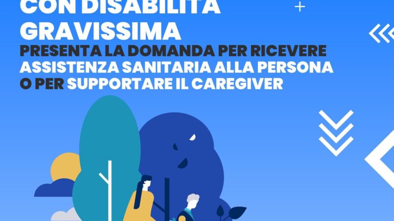 Castelli Romani, arrivano l’Assegno e il Contributo di Cura per persone con disabilità gravissima