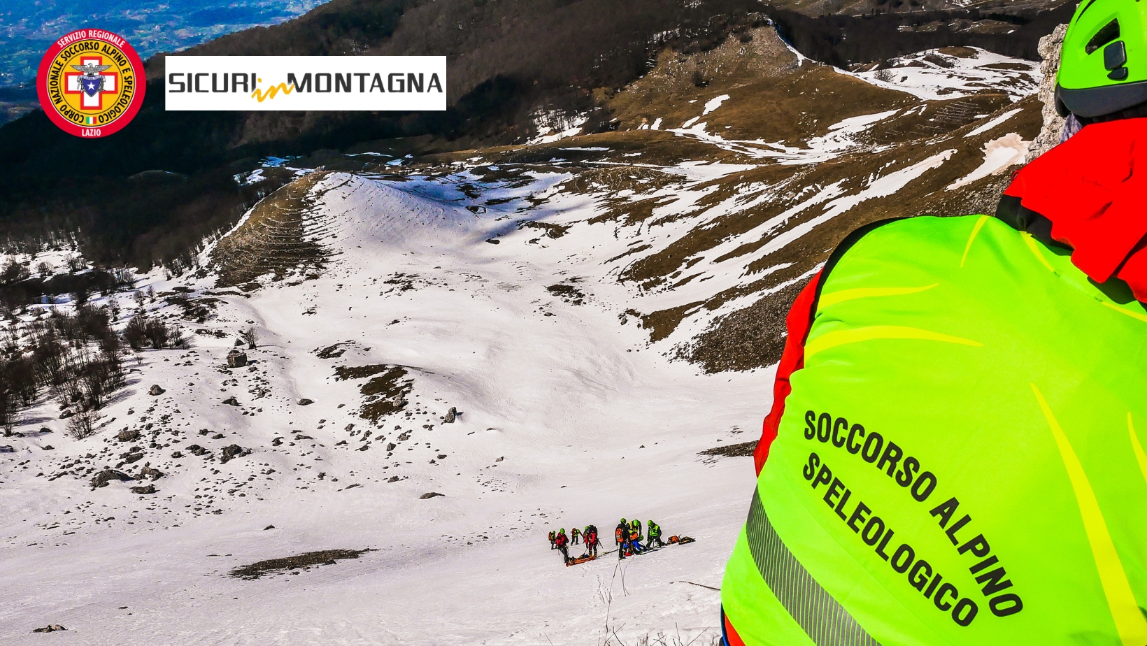 Soccorso Alpino e Speleologico Lazio, torna “SICURI con la NEVE”, la giornata nazionale dedicata alla prevenzione degli incidenti tipici della stagione invernale