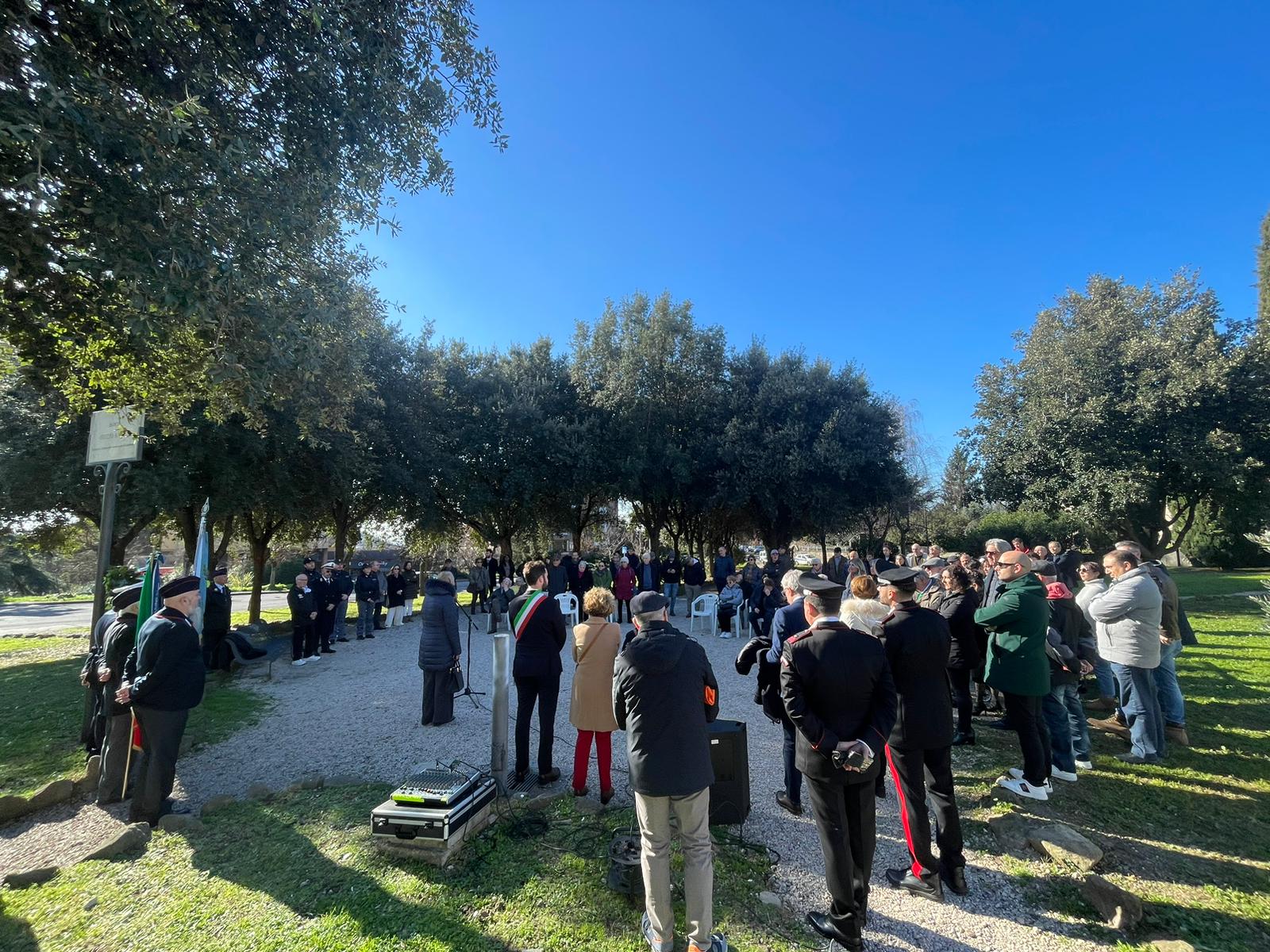 Genzano, questa mattina al Parco Amati per commemorare il Giorno della Memoria