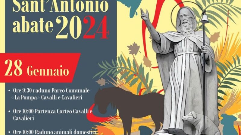 Rocca di Papa, 28 gennaio 2024: Festa in onore di Sant’Antonio Abate, protettore degli animali