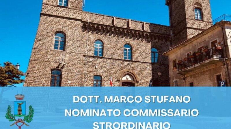 Rocca Priora, nominato Commissario straordinario il Viceprefetto Aggiunto dott. Marco Stufano