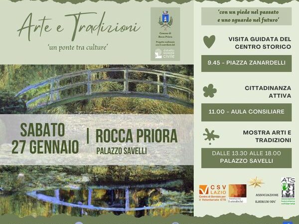 Rocca Priora, Arte e Tradizioni: “Un ponte tra culture: con un piede nel passato e uno sguardo nel futuro”