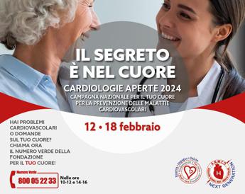 A San Valentino ama il tuo cuore, ‘Cardiologie aperte’ dal 12 al 18 febbraio