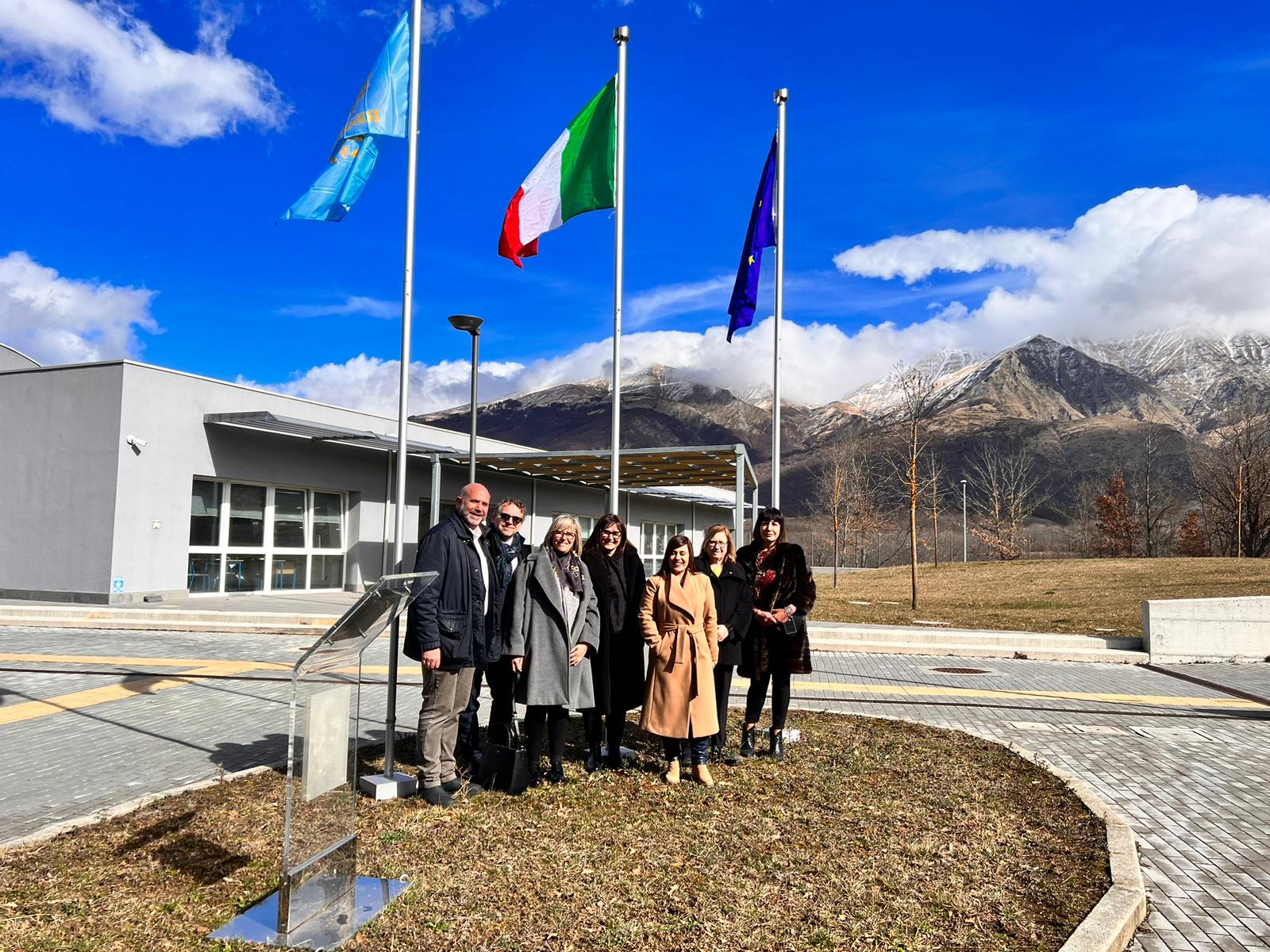 Inaugurata ad Amatrice la nuova mensa scolastica