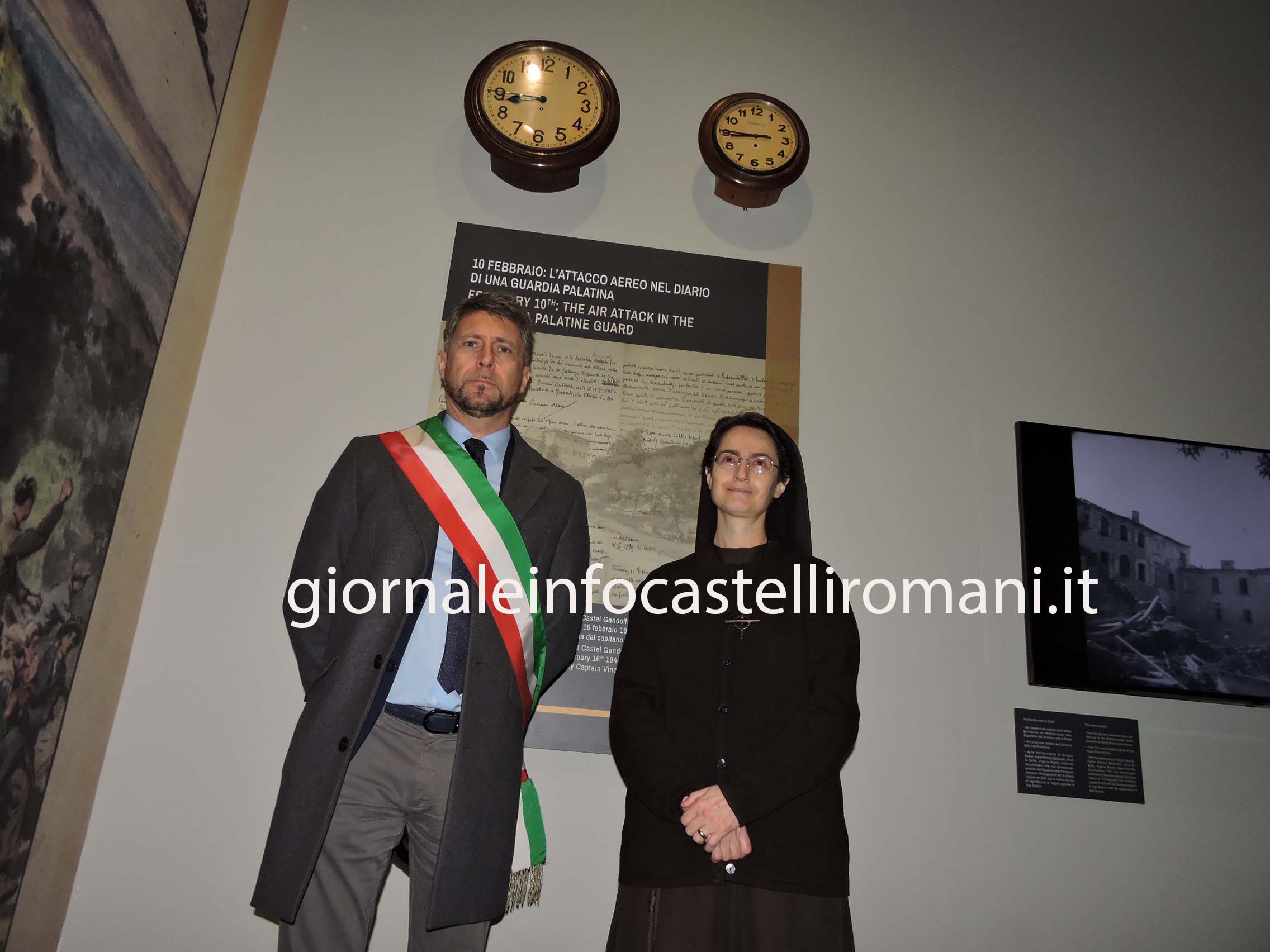 Castel Gandolfo, le immagini esclusive della Mostra “Castel Gandolfo 1944”, che ricorda il tragico Bombardamento del 10 febbraio 44. Foto e Video