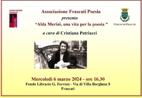 Frascati Poesia, Marzo in rosa tra Poesia e Letteratura